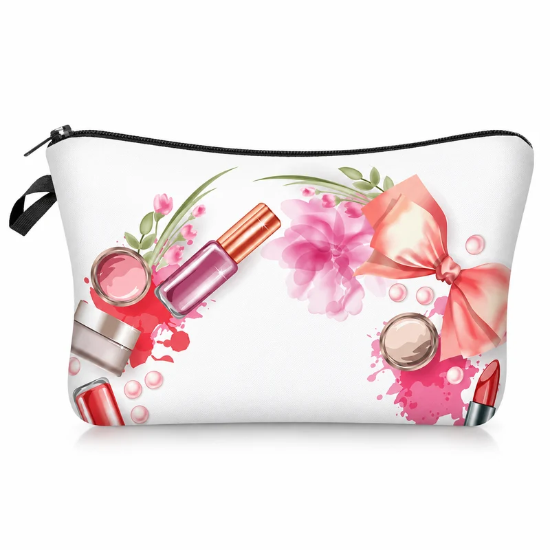 Makeup Bag with Zipper for Everyday Makeup Storage Case