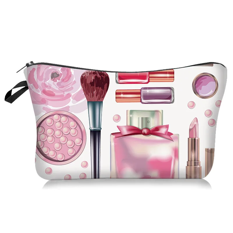 Makeup Bag with Zipper for Everyday Makeup Storage Case
