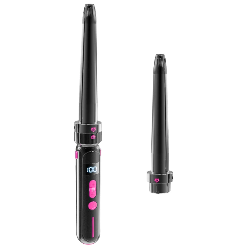 Ceramic Hair Curler - 2-in-1 PTC Hair Styling Tool Wand