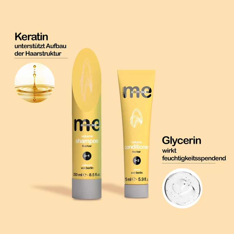 3•0 VOLUMEN PFLEGESET FÜR FEINES HAAR