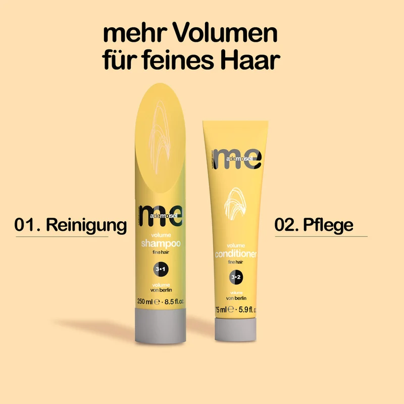 3•0 VOLUMEN PFLEGESET FÜR FEINES HAAR