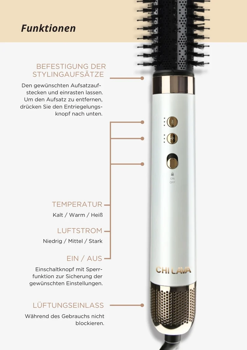 CHI Lava Air Glam Volcanic Multi Styler