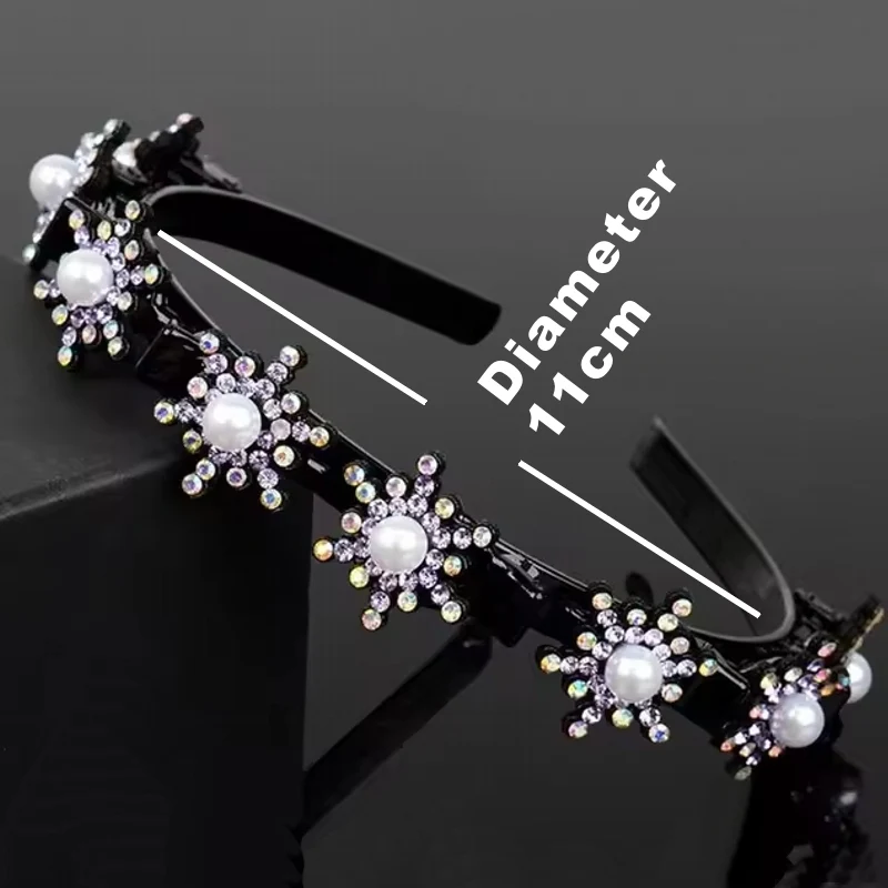 Blumen gebrochenes Haar geflochtenes Stirnband Haarnadel Clips
