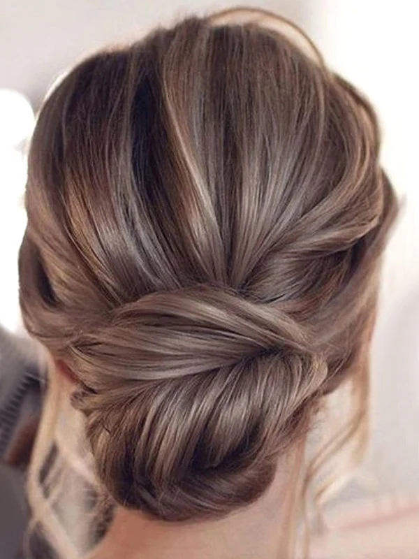 Schwarze Haarspangen in U-Form