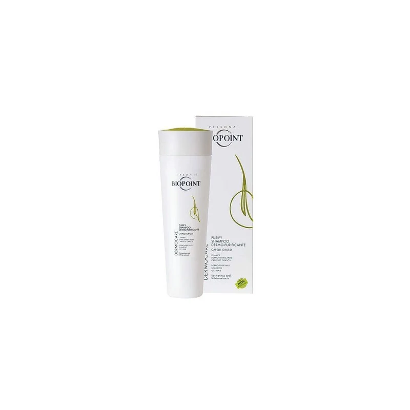 Biopoint Dermopurificante Shampoo 200ml Capelli Grassi – Capelli Purificati Freschi Equilibrati