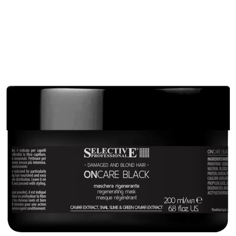 Selective Professional ONCARE Black regenerierende Maske 200ml
