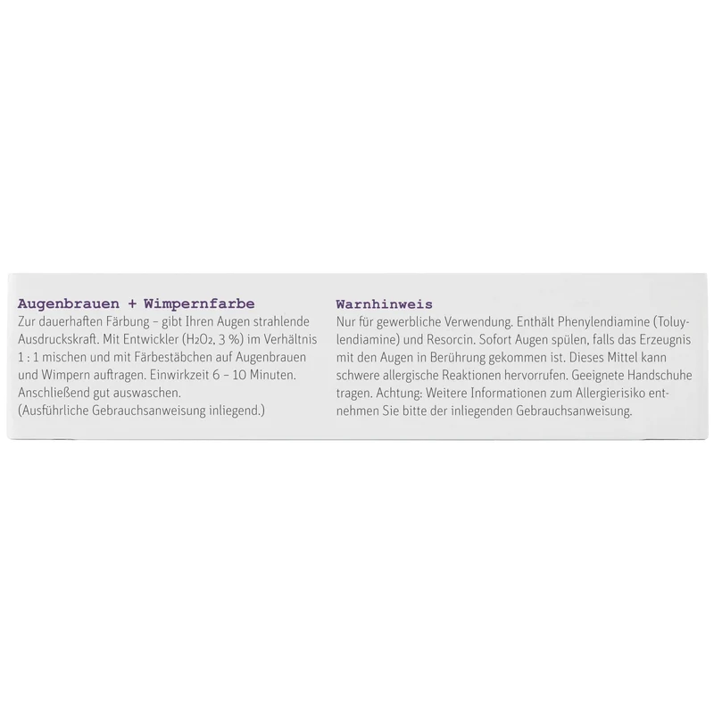 ProfiLine by swiss o par Wimpernfarbe blauschwarz 15ml