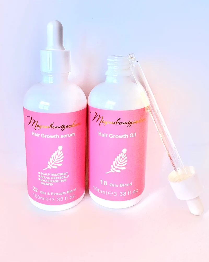 Hair Growth Serum & Oil (2PK)