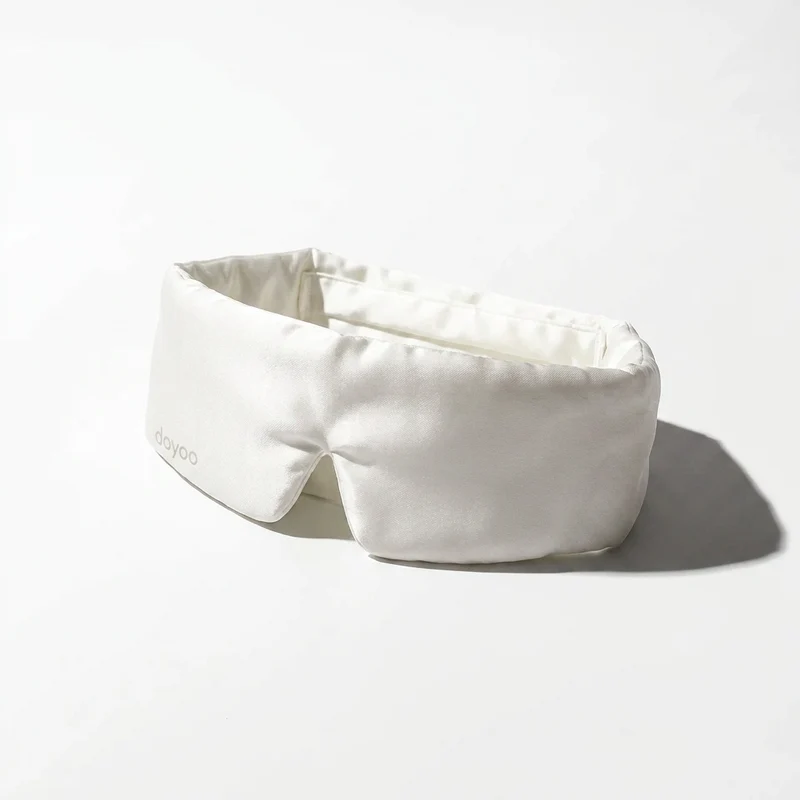 Doyoo Silk Sleep Mask - Seiden Schlafmaske zur Reduktion von Augenringen und Falten