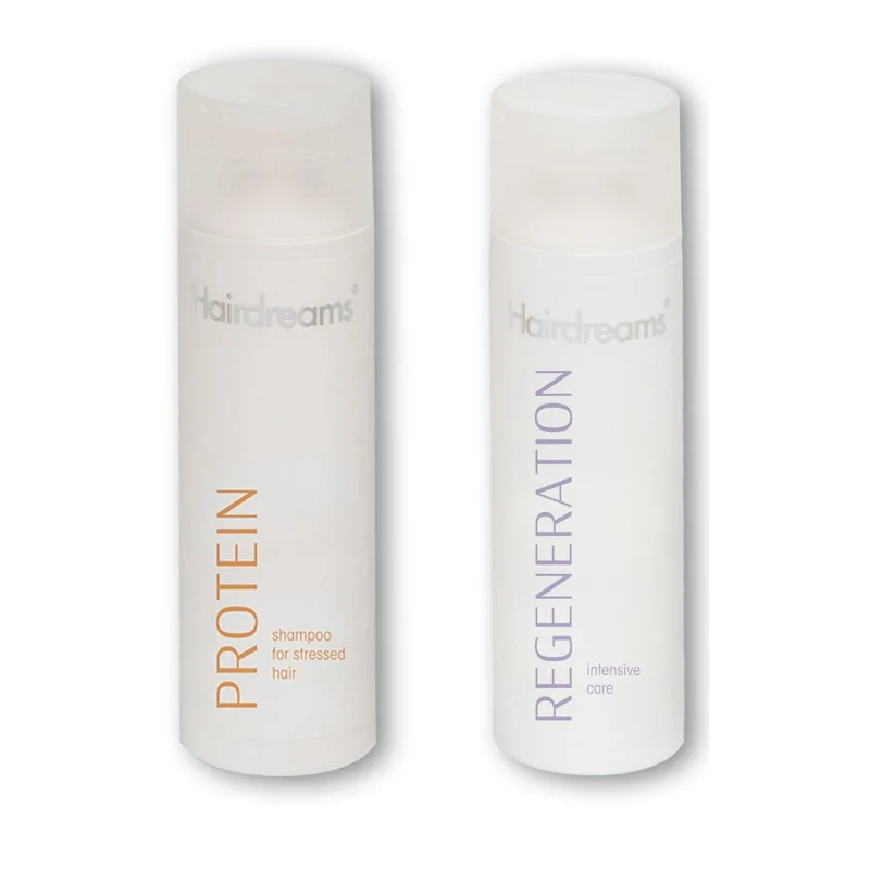 Hairdreams Protein Shampoo 200 ml + Regeneration Care Pflege 200 ml