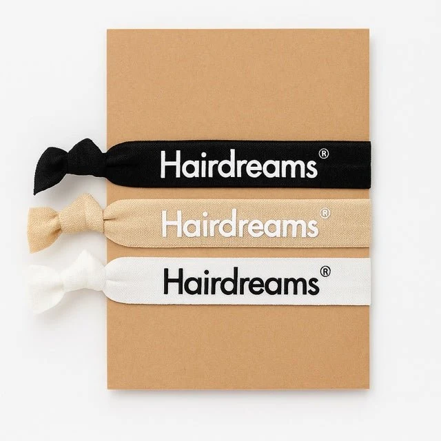 Hairdreams Haarbänder 3 Stück | Schonend, elastisch & elegant