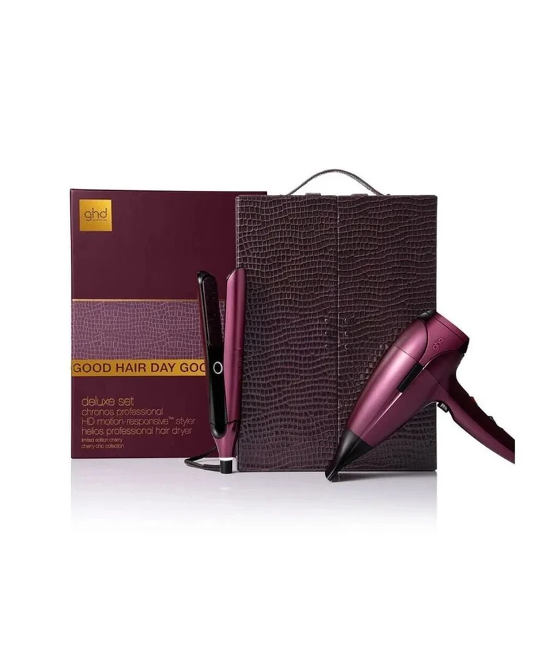 ghd Cherry Chic chronos & helios Limited Edition Deluxe Set