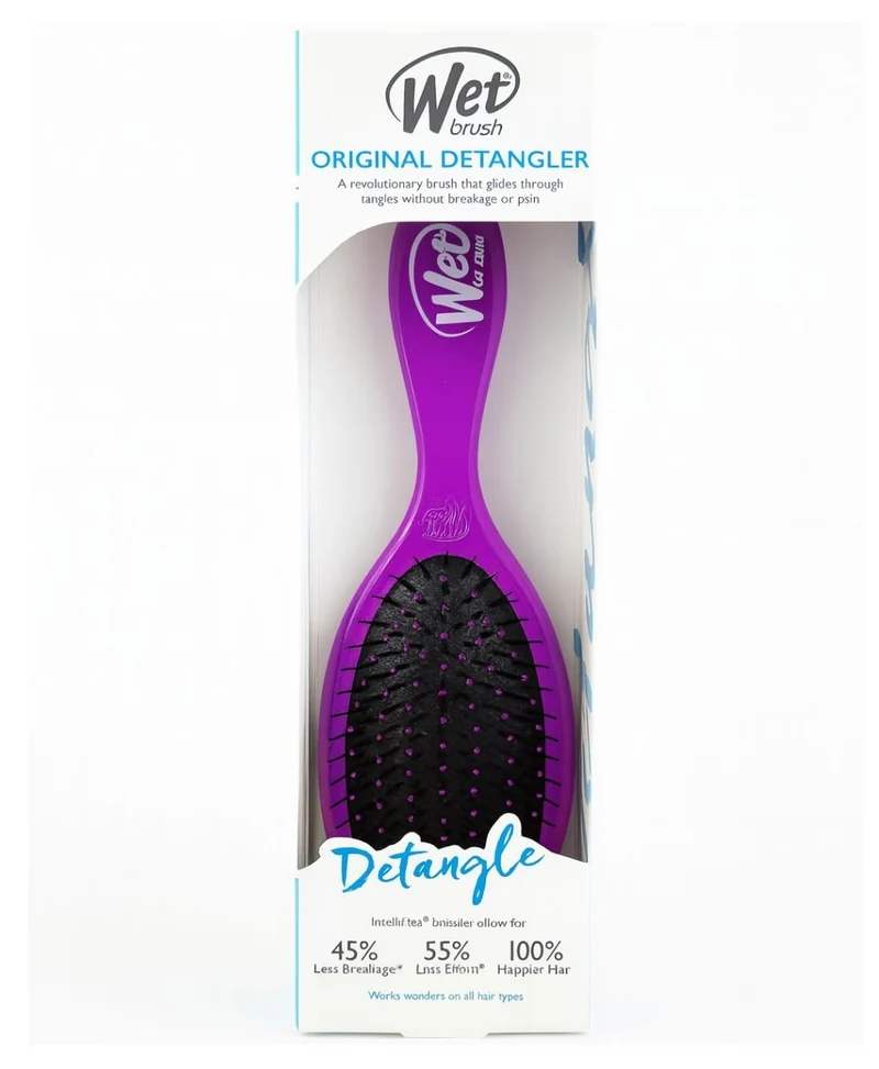 Wet Brush Detangler Pink - Sanftes Haarentwirren