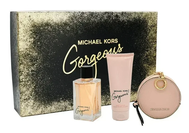 MICHAEL KORS GORGEOUS CONFEZIONE REGALO DONNA EDP 100 ML+LATTE CORPO 100 ML+BORSELLINO
