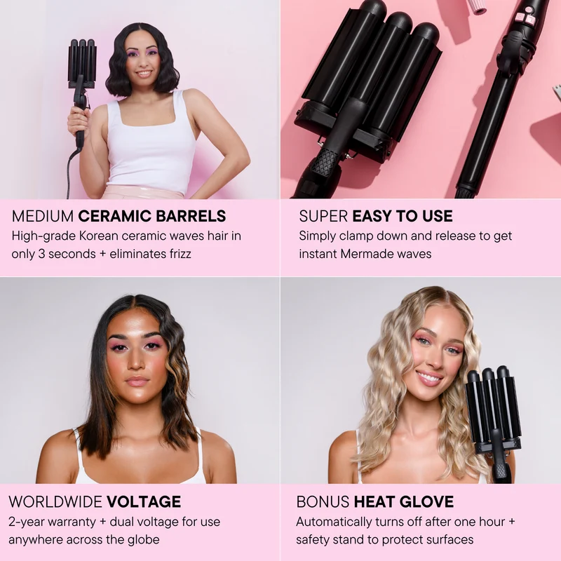 25mm Mini Pro Waver - Black