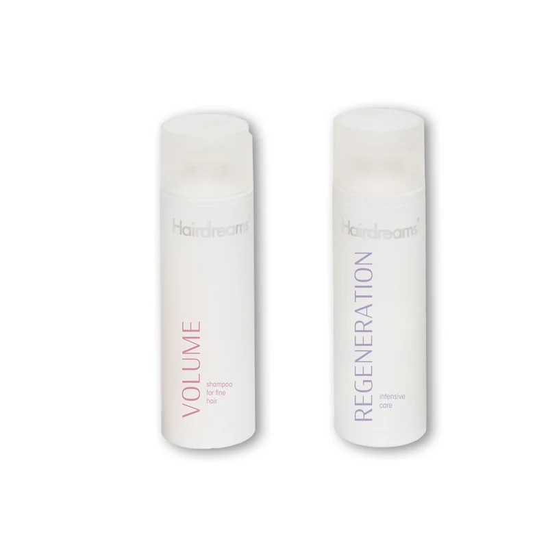 Hairdreams Haarpflege Set Volume Shampoo 200 ml + Regeneration Care Pflege 200 ml