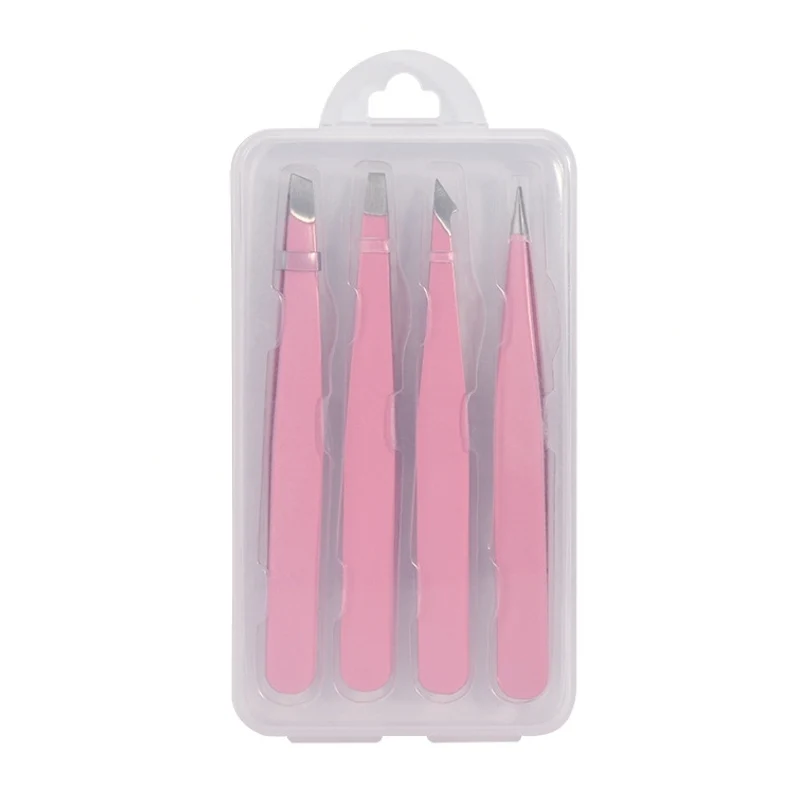 Rosa Pinzette für Wimpernverlängerungs-Make-up-Tools