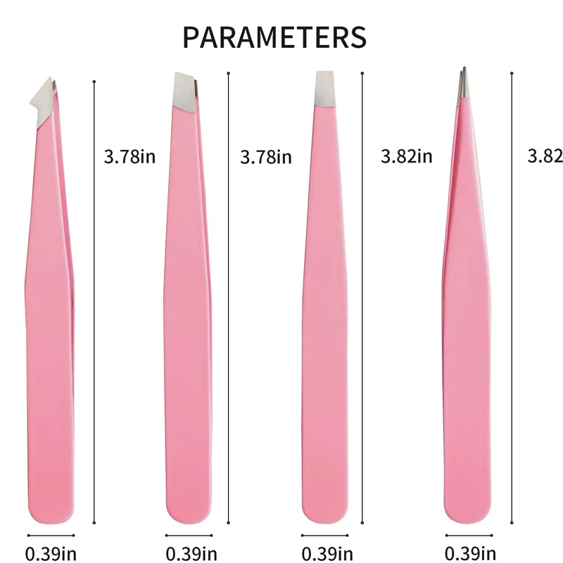 Rosa Pinzette für Wimpernverlängerungs-Make-up-Tools