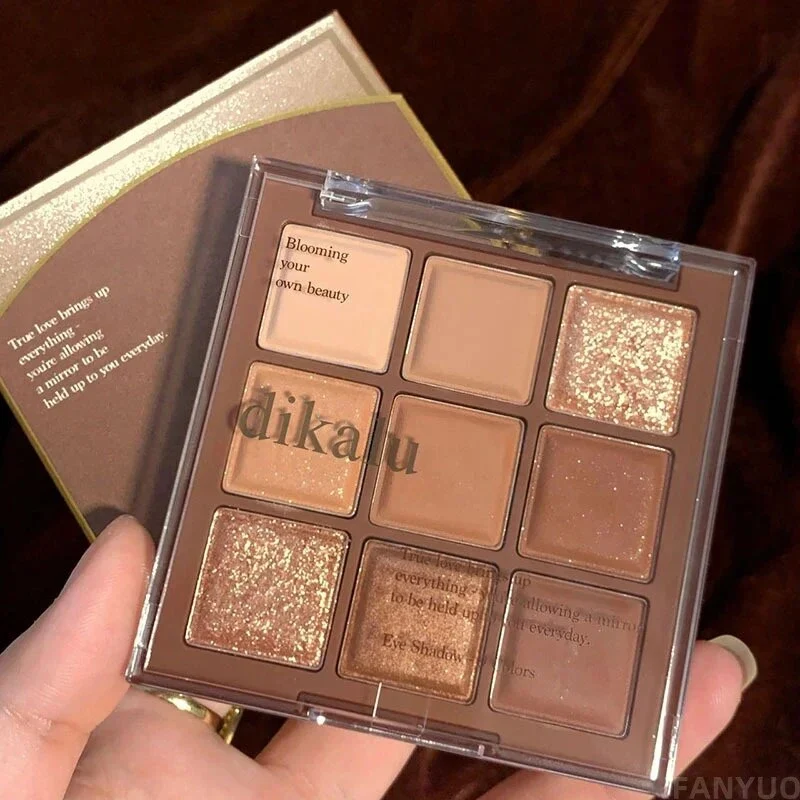 Lidschatten-Palette Glitter Pearly Eyeshadow 9-Color