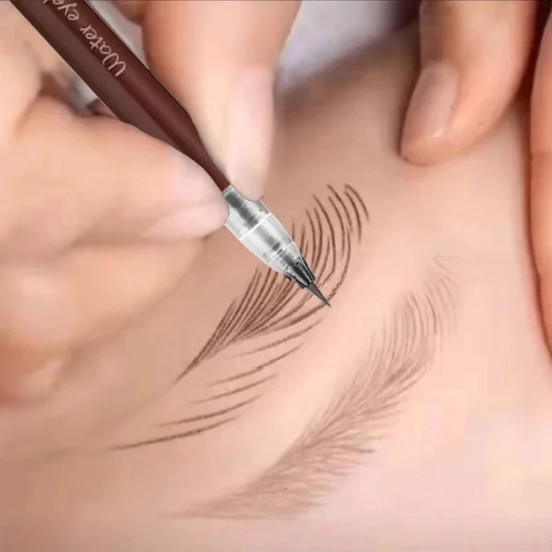 Ultrafeiner Augenbrauenstift und Lidschatten für wasserfesten, nicht verschmierenden Eyeliner
