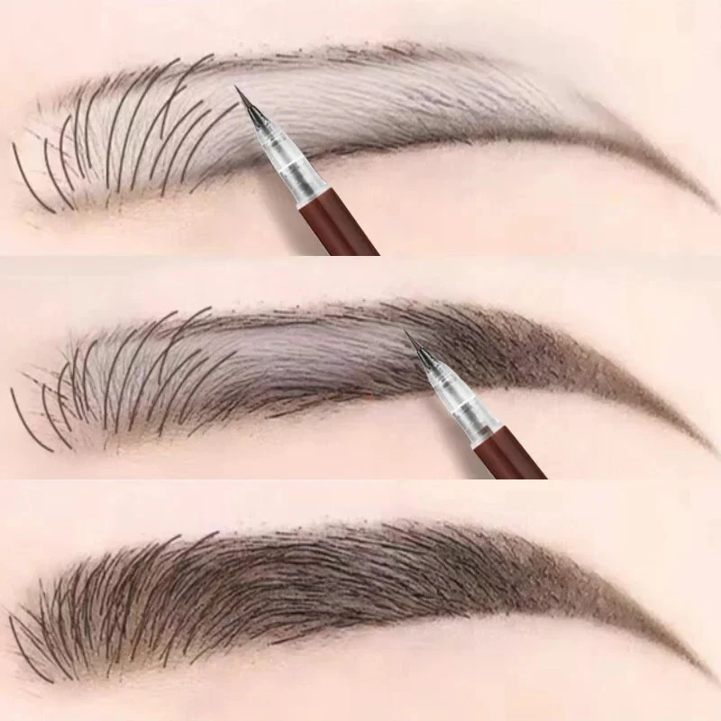 Ultrafeiner Augenbrauenstift und Lidschatten für wasserfesten, nicht verschmierenden Eyeliner