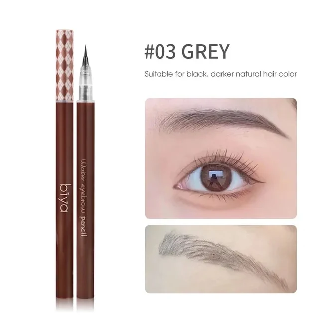 Ultrafeiner Augenbrauenstift und Lidschatten für wasserfesten, nicht verschmierenden Eyeliner
