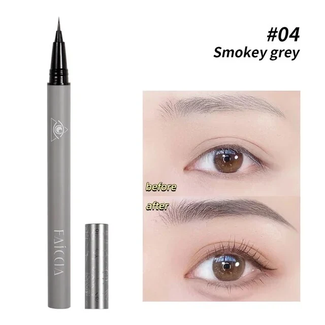 Ultrafeiner Augenbrauenstift und Lidschatten für wasserfesten, nicht verschmierenden Eyeliner