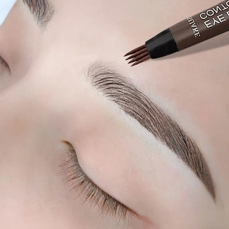 4-Punkt-Augenbrauenstift-Make-up, langlebig