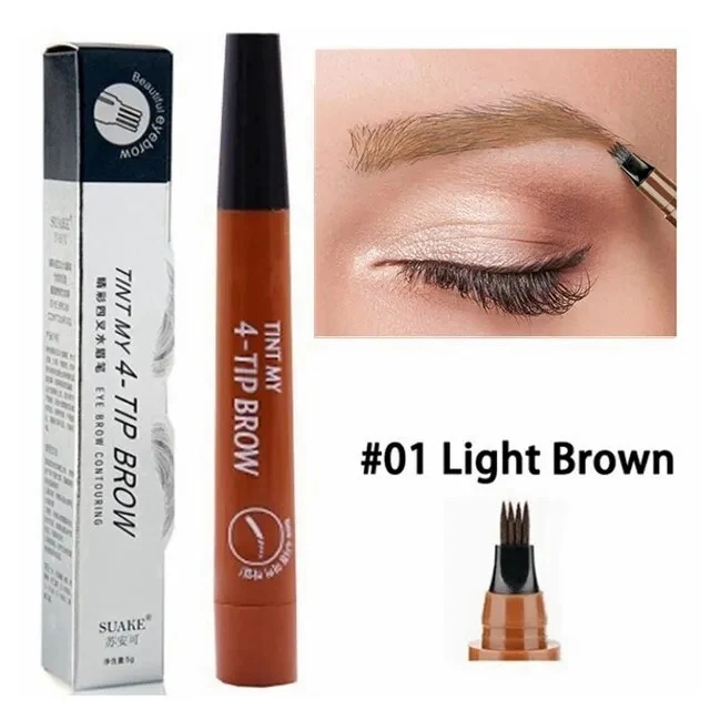 4-Punkt-Augenbrauenstift-Make-up, langlebig
