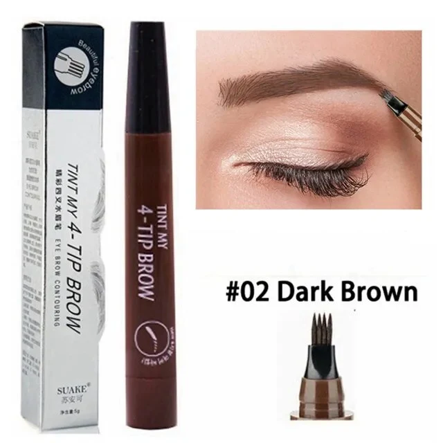 4-Punkt-Augenbrauenstift-Make-up, langlebig
