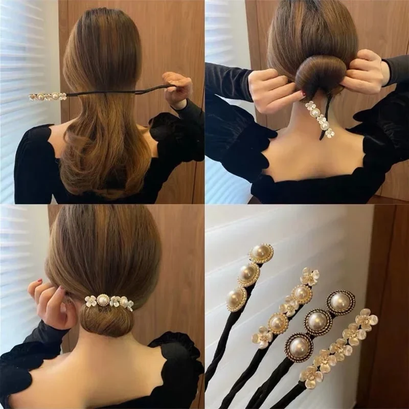 Styling-Zubehör, Haarnadel-Haarflechter, Blumen-Brötchenmacher