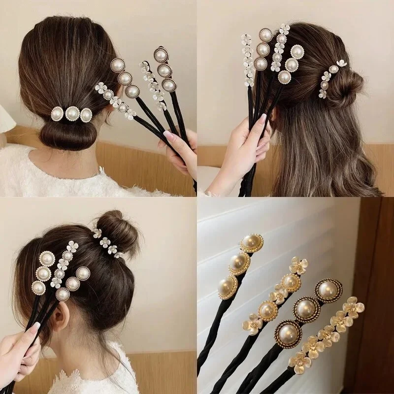 Styling-Zubehör, Haarnadel-Haarflechter, Blumen-Brötchenmacher