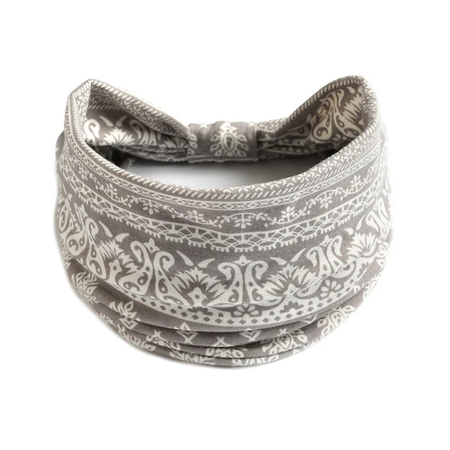 Böhmische breite Baumwoll-Stretch-Stirnbänder