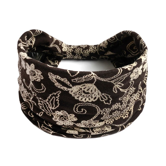 Böhmische breite Baumwoll-Stretch-Stirnbänder