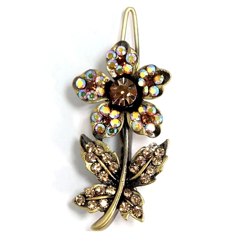 Frauen Mode Haar Retro Strass Clip