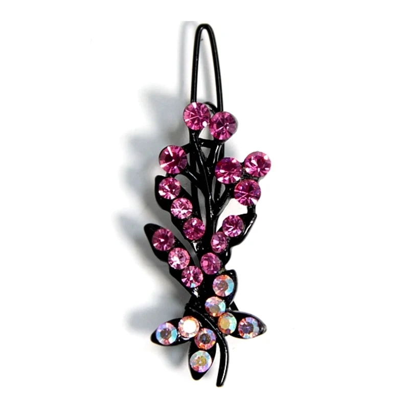 Frauen Mode Haar Retro Strass Clip