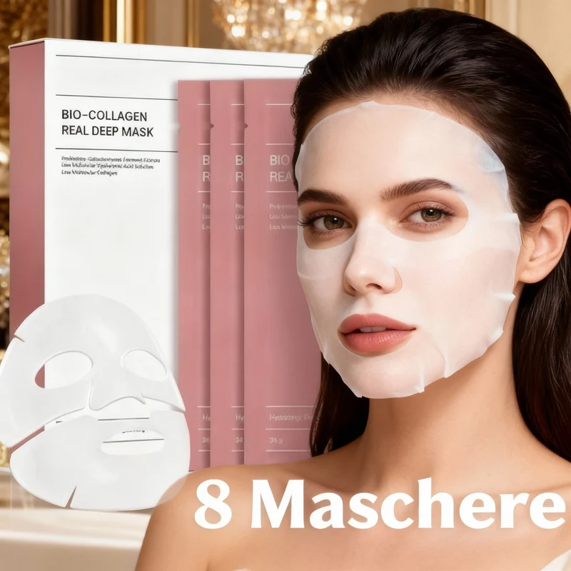 Maschera Bio-Collagen Real Deep Mask 2box 8 MASCHERE