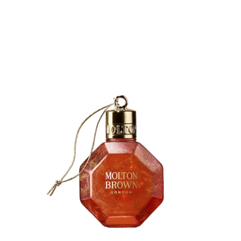 Marvellous Mandarin & Spice Festive Bauble Bagno Schiuma