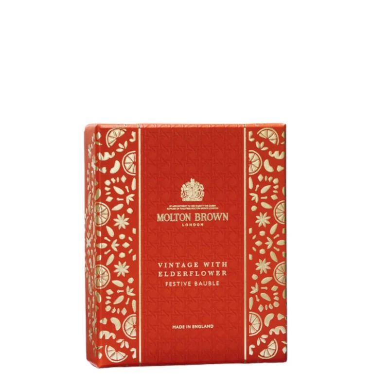 Vintage With Elderflower Festive Bauble Bagno Schiuma