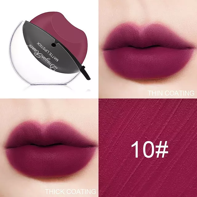 Lippenförmiger Lippenstift-Make-up-Antihaftbecher