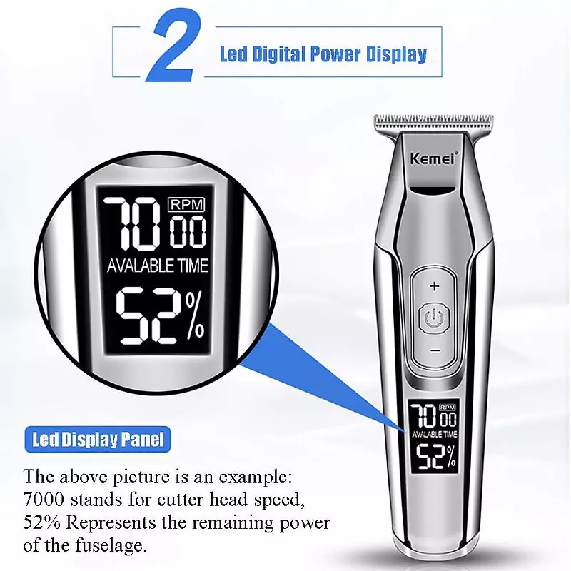 Led Digital Carving Clippers Haarschneider