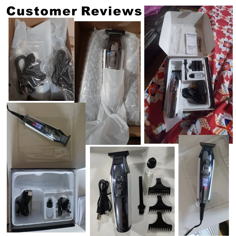Led Digital Carving Clippers Haarschneider