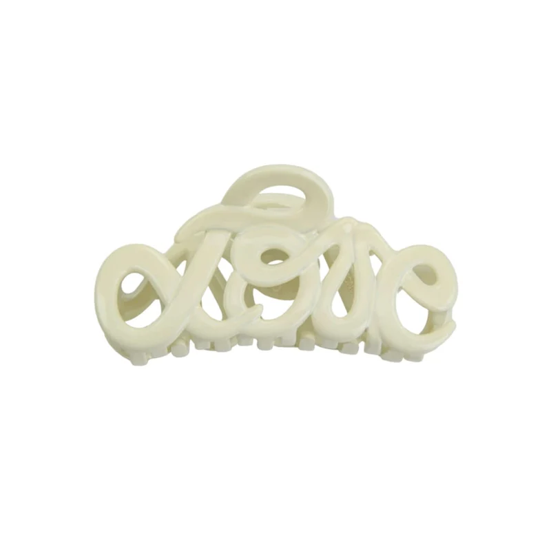 Pinza Capelli Love claw Ivory
