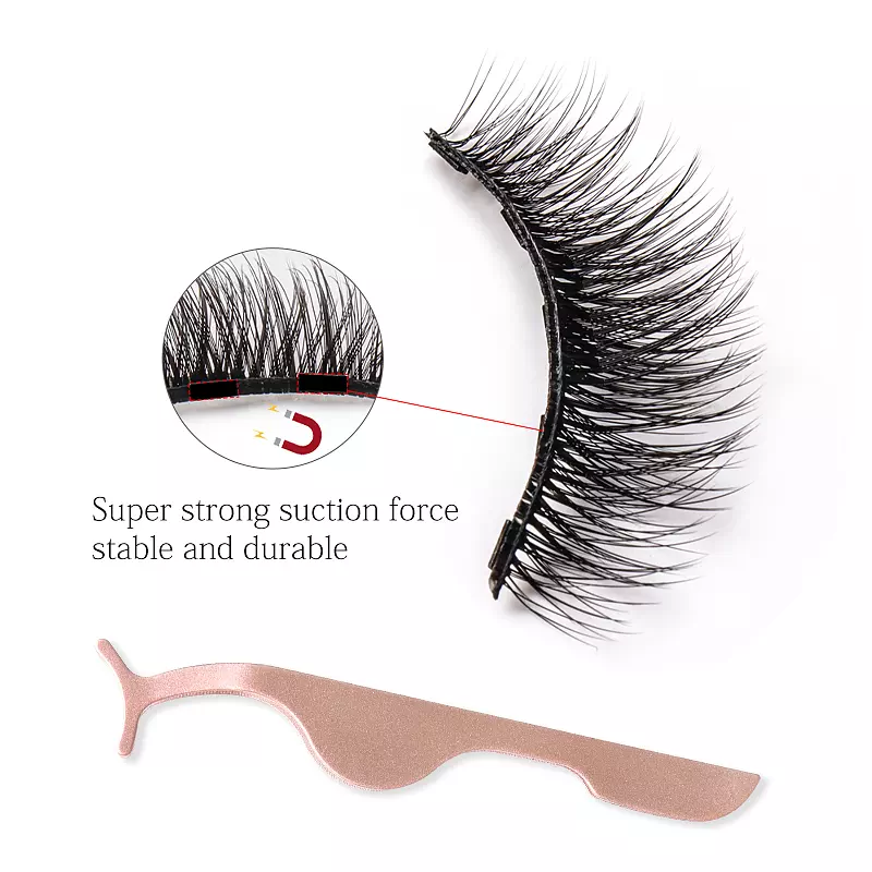 Magnetische Wimpern. Falsche Wimpern aus Nerz