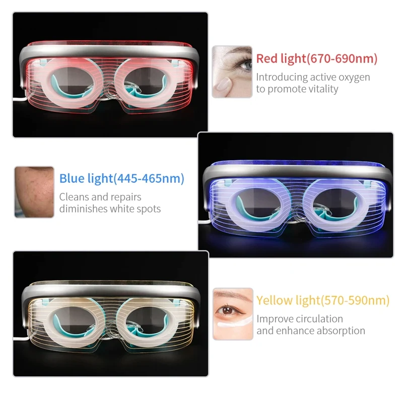 Augenmassagegerät Lichttherapie Muskel Augenbinde