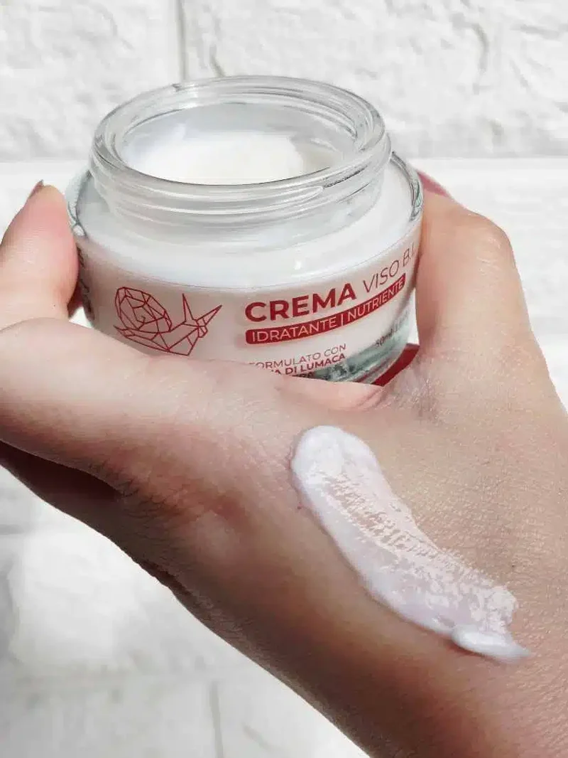 Crema viso alla bava di lumaca 80% kit X2