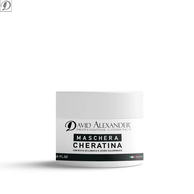 Maschera Capelli Cheratina e Acido Ialuronico 250 ml – Ristrutturante, Idratante, Professionale