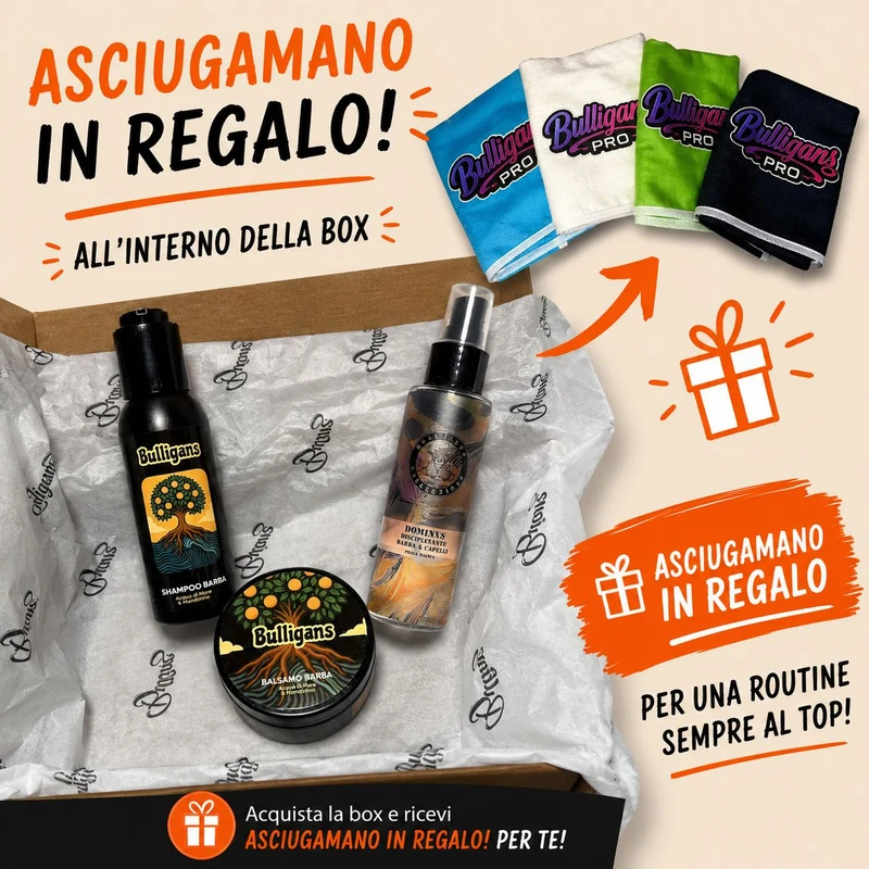 BOX BARBA ANTI CRESPO - profumazione Acqua di Mare & Mandarino