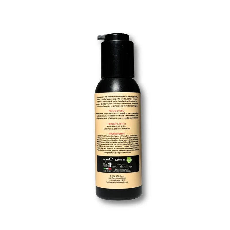 SHAMPOO BARBA - profumazione Pesca Bianca