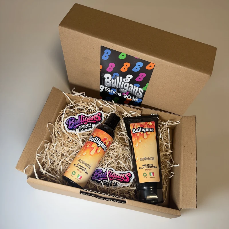 BOX SHAMPOO E BALSAMO - ALLA CHERATINA